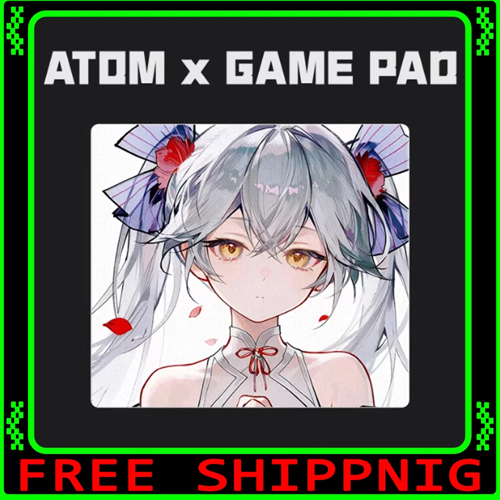 ATOM Resin Gaming Mousepad FPS Speed and Control Mouse Pad Skidproof Waterproof For CSGO APEX Valorant Pc Accessories Gifts
