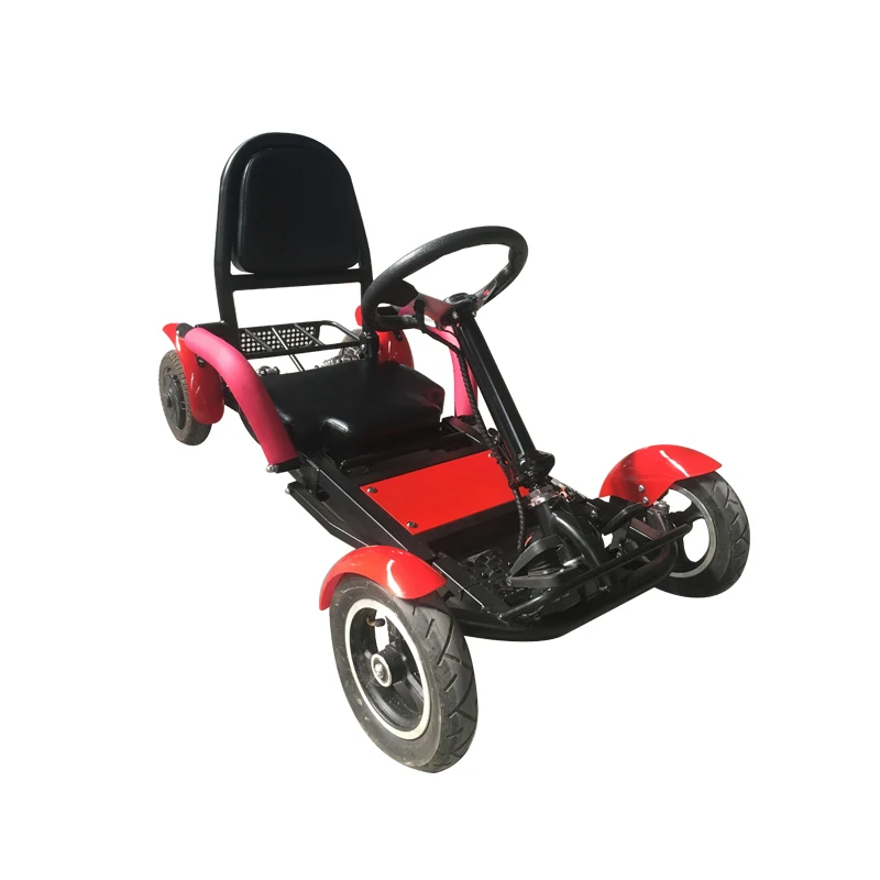 

New popular kids folding kart electric motorcycle 4 wheel Scooter