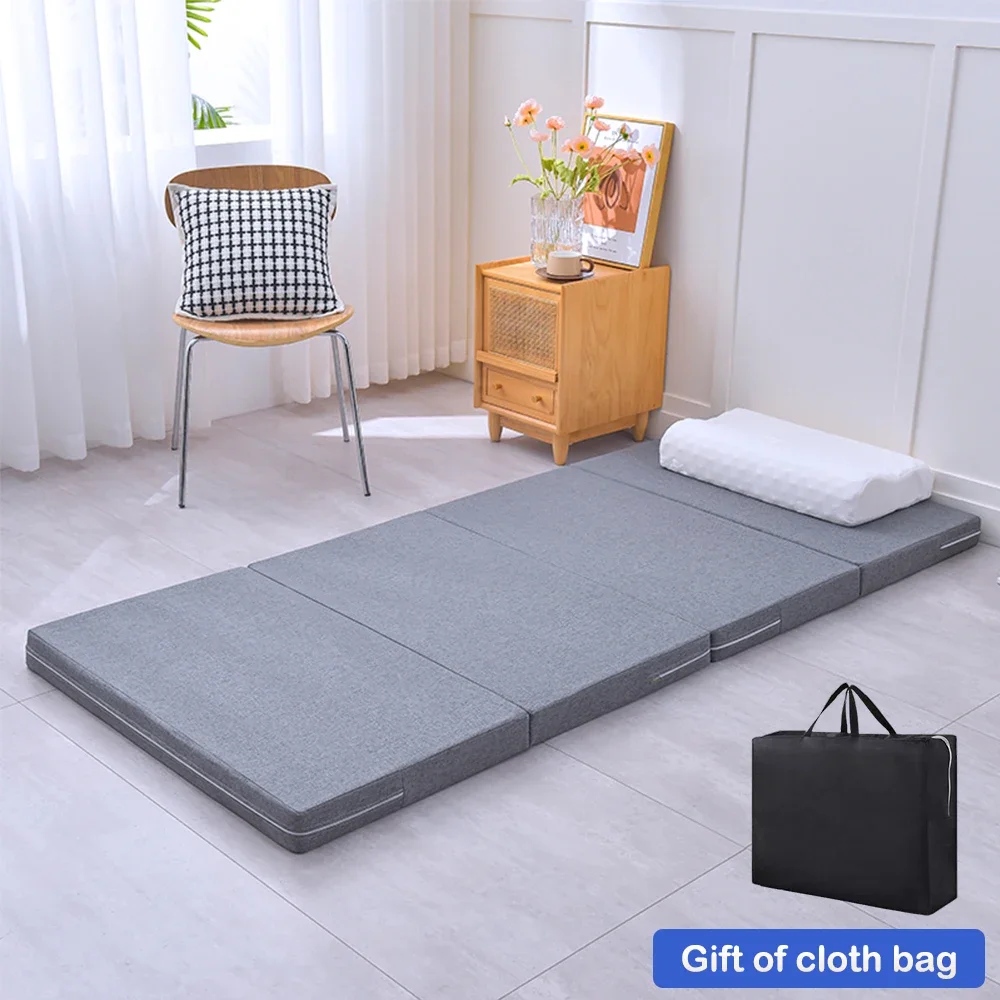 Colchão sólido portátil dobrável, colchão dobrável, Tatami preguiçoso, Yoga Mat, trabalhadores de escritório, pausa para o almoço, piso para dormir,