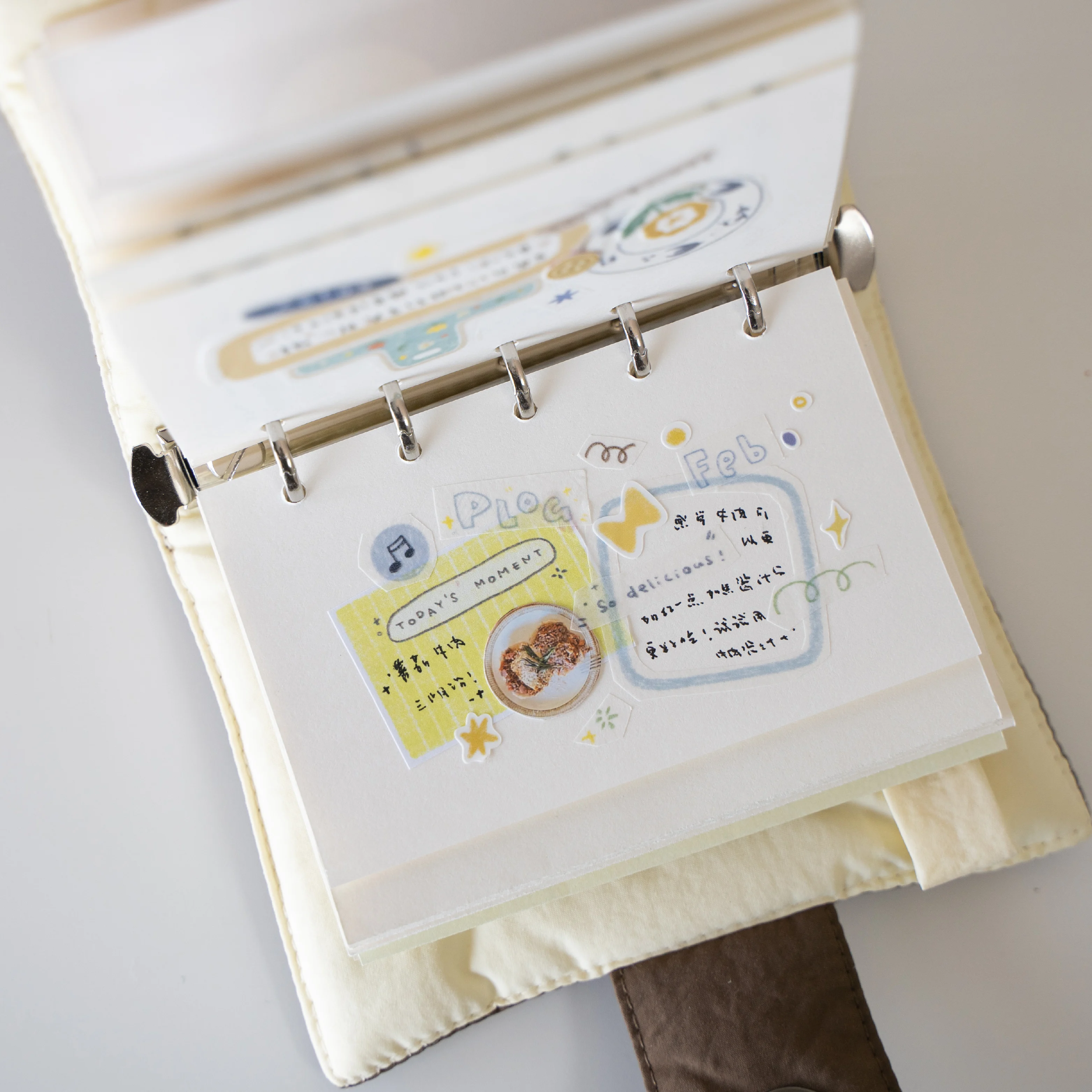 Orange Studio New Writing Sticky Notes Graffiti Border Tape Original Sticker Handbook Material