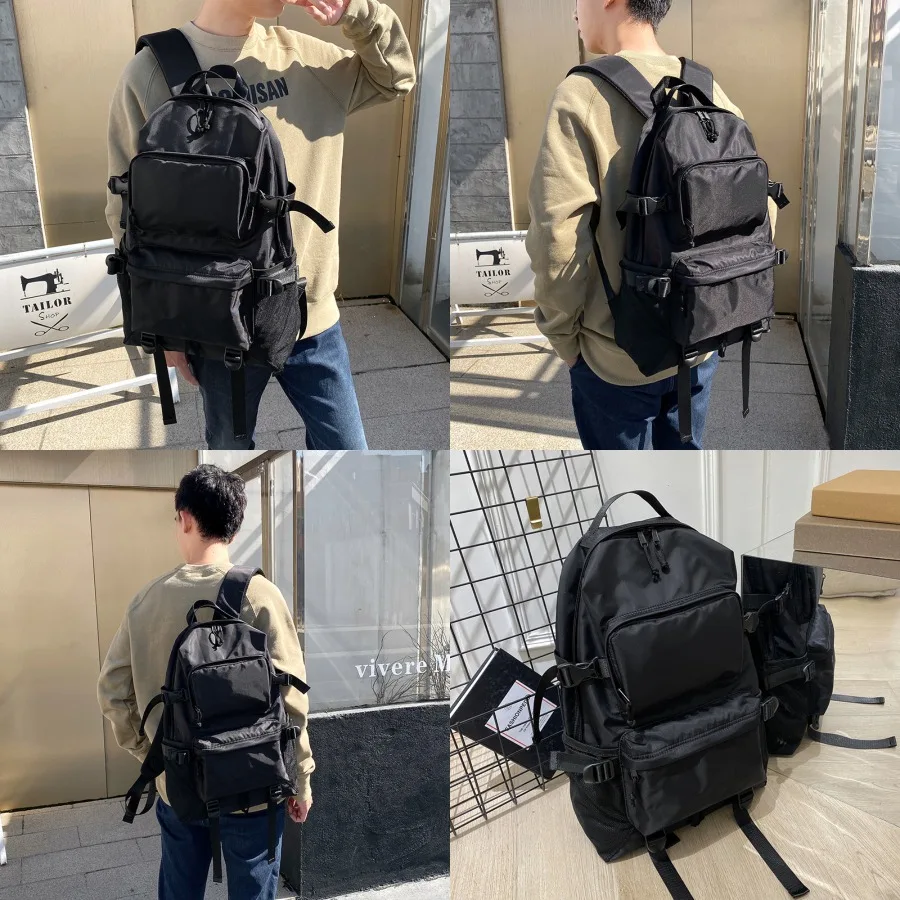 

【New style】European and American fashionable functional backpack men's backpack large-capacity travel bag college and middle sc