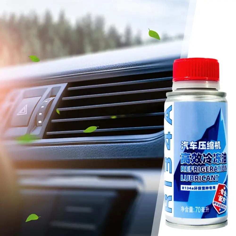 Compresor de aire acondicionado automotriz, aceite de refrigeración, lubricante antidesgaste, refrigeración rápida, refrigerante eficiente, 5/3/2/1 Uds.