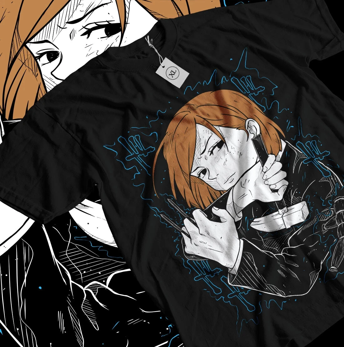 

2026 Summer Jujutsu Kaisen Anime Nobara Kugisaki Printed Loose Short-sleeved Pure Cotton Children's T-shirt Tide Unisex Casual