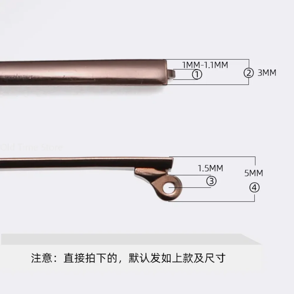 1 زوج جديد نظارات معدنية استبدال الساق النظارات معبد الذراع النظارات الشمسية استبدال الساق إصلاح النظارات الملحقات #5