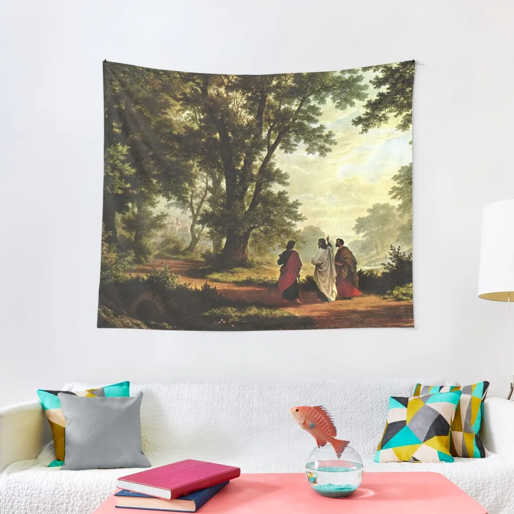 

Road To Emmaus By Robert Zund Tapestry Wall Decoration Bedroom Decoration Tapestry