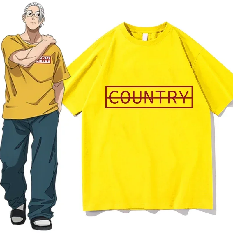 2025 Anime nuevo Sakamoto días Cos disfraz letras camisetas Sakamoto Tarou camiseta Vintage manga corta Retro Tops camisetas ropa de calle