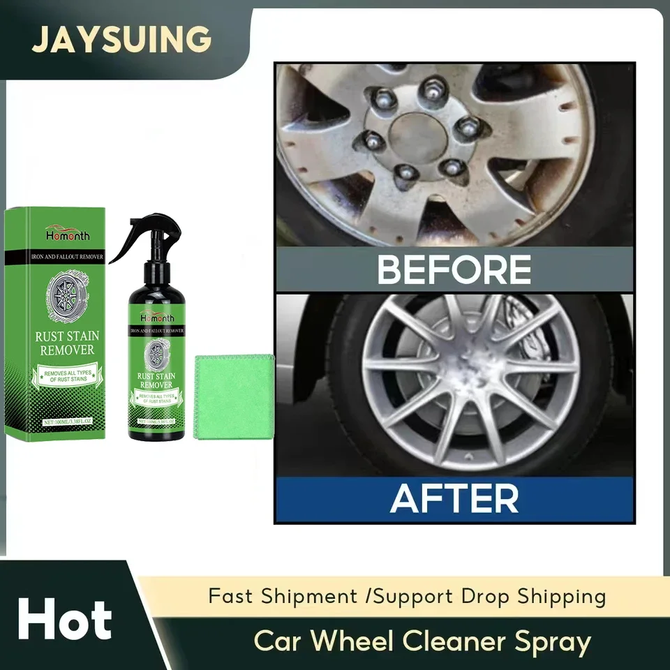 Rust Stain Remover Spray Treatment, Auto Metal Cleaner and Conditioner - Removes  Back to Bare Metal