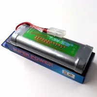 6800mAh 7.2V NiMh Battery with Tamiya Connector - High Capacity for RC Cars, Helicopters & Drones - Long Lasting