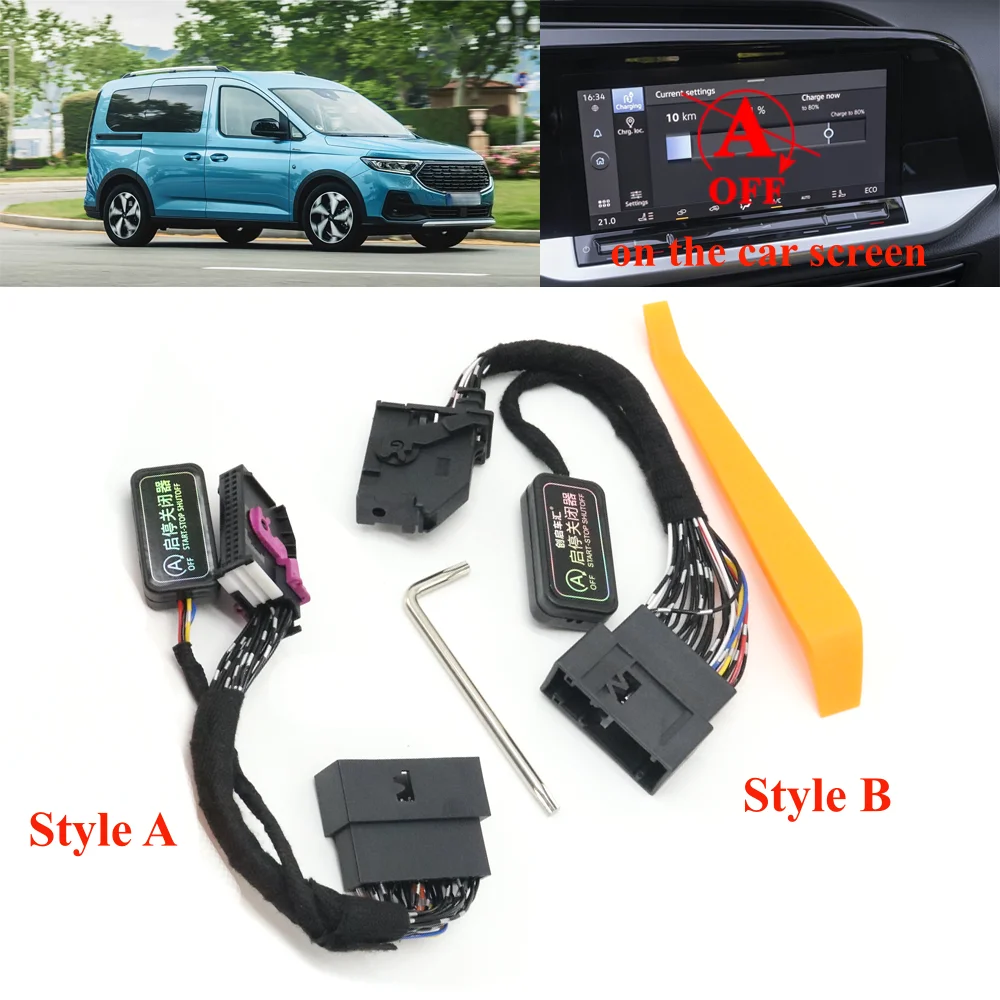 

A-Off Close Auto Stop Start Disable Eliminator Engine System Canceller Device Cable Plug For Ford Tourneo Connect MK3 2022-2025