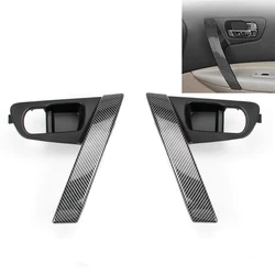 Car Carbon ABS Cover Door Handle Base Internal Handle Silver Handle For Nissan QASHQAI J10 2007-2015 80945-JE50A 80944-JE50A