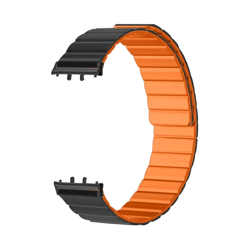 

Quick Release Magnetic Strap For Samsung Galaxy Fit3 Strap Bracelet Sweat-proof Silicone Sport Smart Watch Band For Men Women