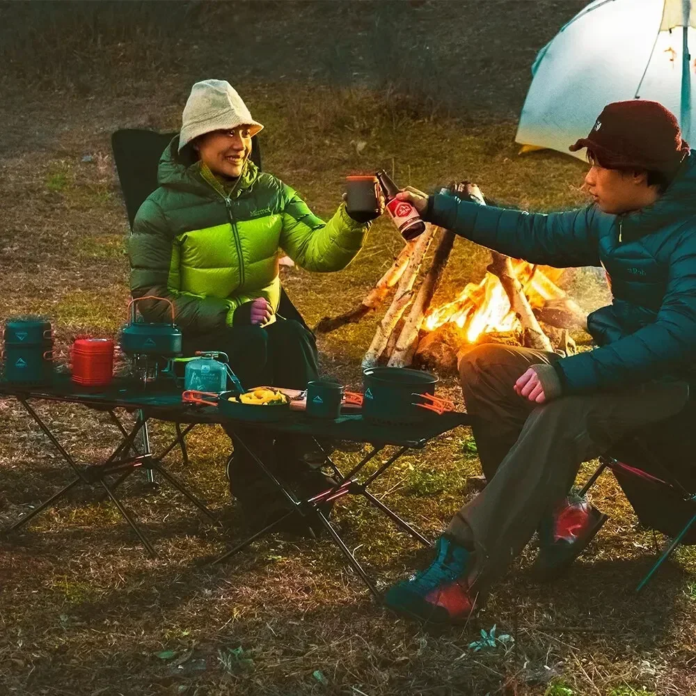 Widesea Camping Klaptafel Toeristische Picknick Pliante Diner Opvouwbaar Reismeubilair Uitrusting Benodigdheden Toerisme Buitenvissen