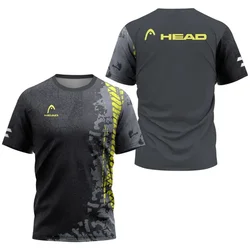 Camiseta deportiva para hombre, camiseta de manga corta para ocio, entrenamiento de tenis de mesa y bádminton, Top transpirable de secado rápido con cuello redondo, novedad de 2024