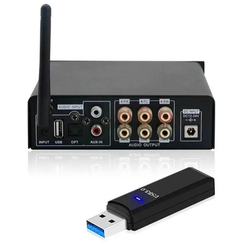 E580 2.1ch HiFi Power Amplifier Wireless Streaming Overloads Protections 87HC