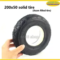 200 x 50 (8x2) TIRE solid/foam filled tire 200x50 for Razor E100 E125 E200 Scooter Solid Tubeless Tire