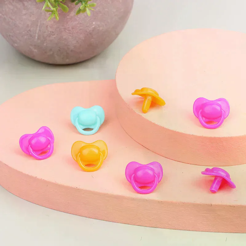 20Pcs Puppenhaus Miniatur Puppe Schnuller Ausdruck Schnuller Für Puppe Zubehör Kinder Pretend Spielen Spielzeug