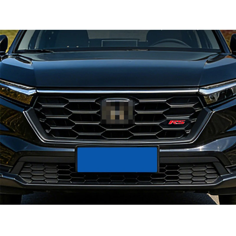 Front Grille RS Emblem Badge For Honda CRV 2023-2026 Hybrid EV Center Mesh Logo Clip Retrofit Styling Car Exterior Exterior Part