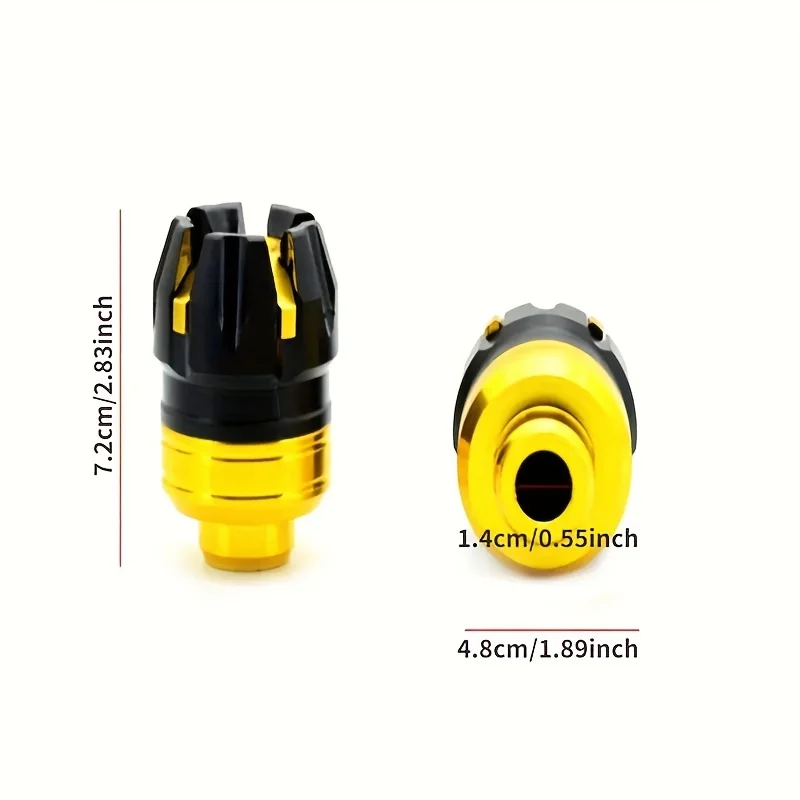 Motorcycle front and rear fork wheel fall protection device, anti-fall frame slider protector, 2 random colors