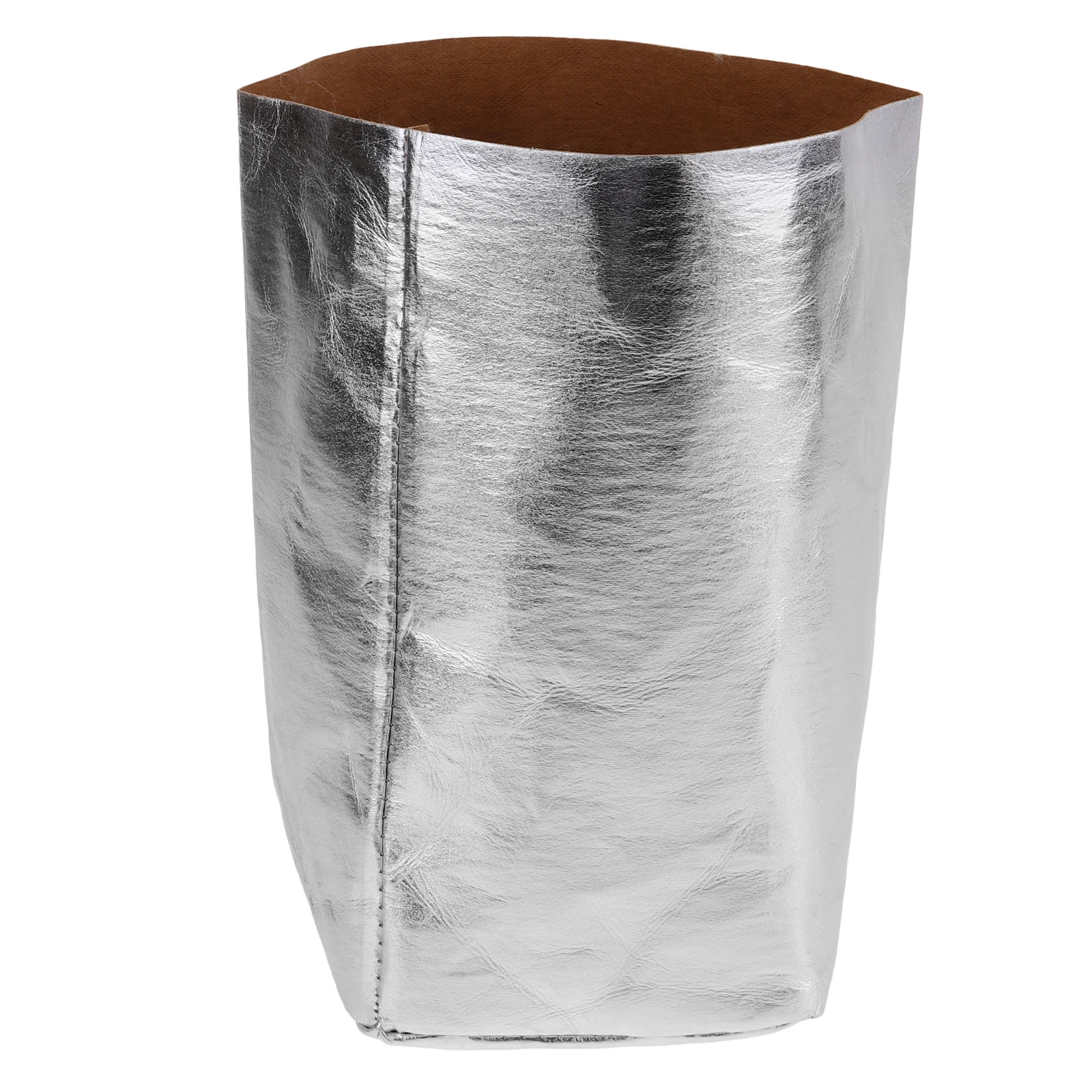 

Storage Bag Home Organizer Box Reusable Shopping Bags Silver Practical Paper Grocery