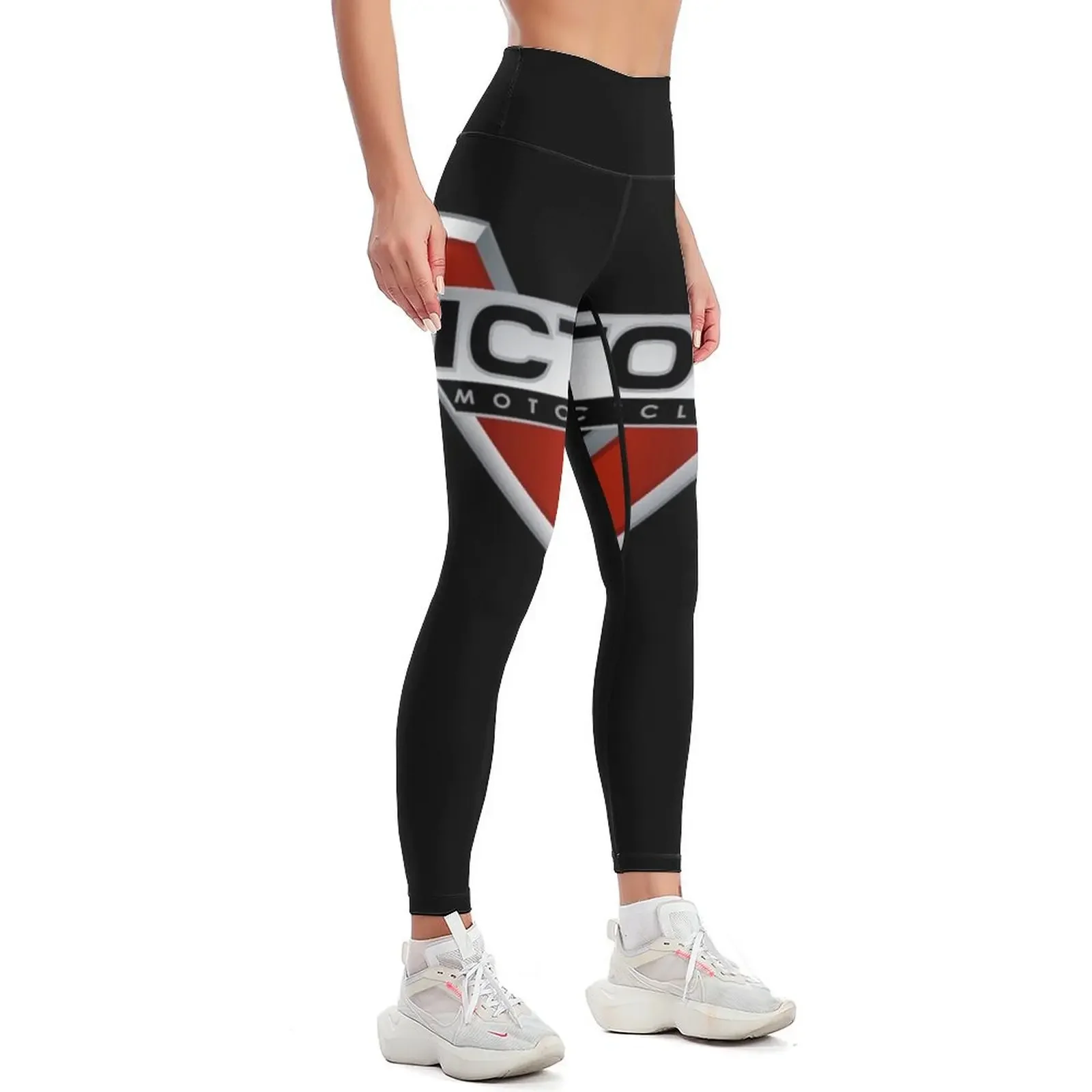 Victory Motorcycle Long Sleeve T Shirt Leggings sporty woman gym for fitness Womens Leggings