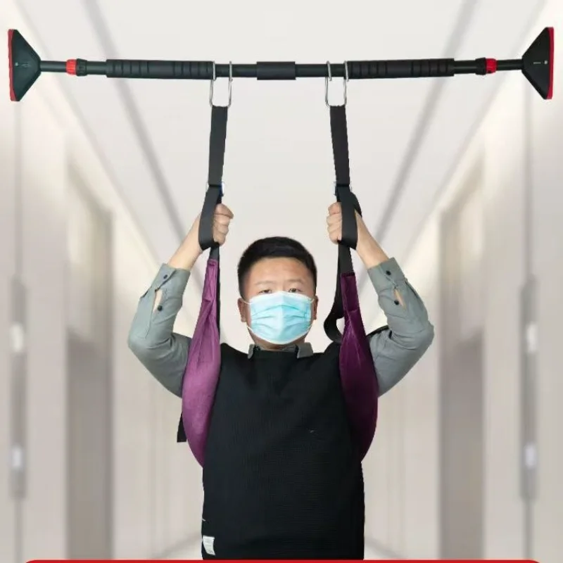 Home Hanging Lumbar Traction Belt Horizontal Bar Spine Decompression Harness Waist Stretch Auxiliary Support Sling