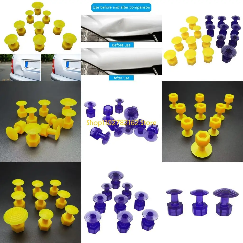 

547B 9pcs Damage Removal Tool Car Body Dent Remover Car Maintenance Tool