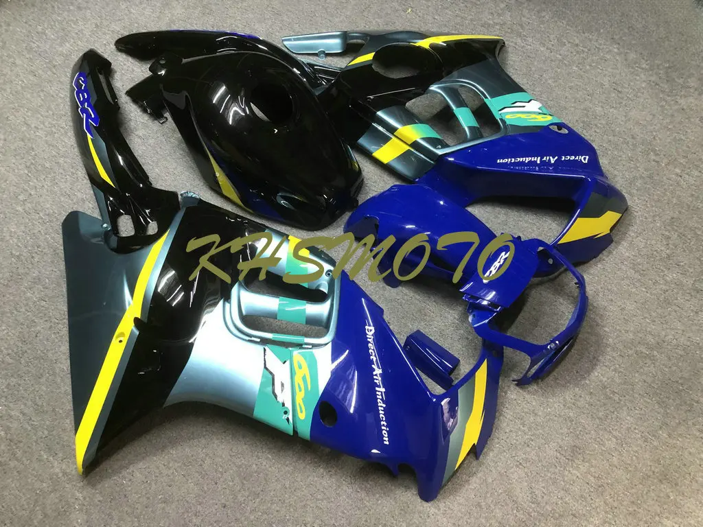 Fuel Tank Motorcycle Fairings Kit for HONDA CBR600F3 1995 1996 CBR600 F3 95 96 ABS Blue Green Black Bodywork Set