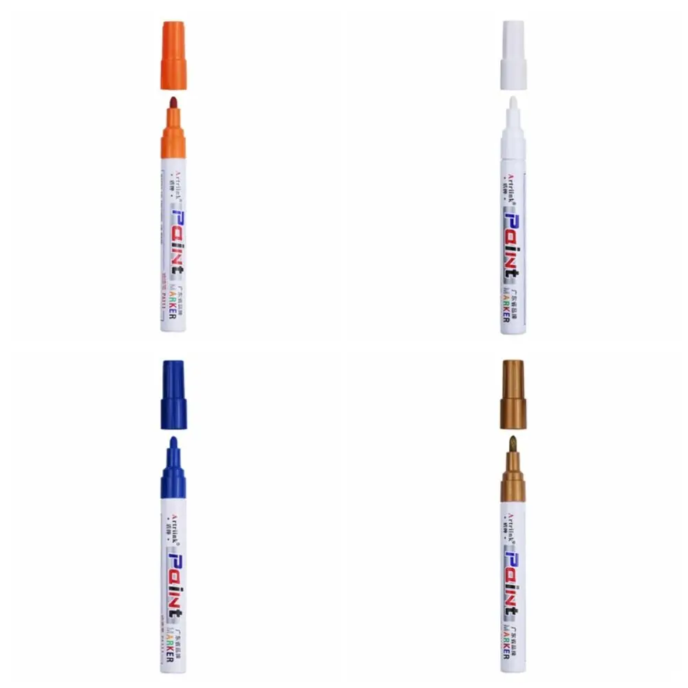 Penna per vernice portatile colorata di grande capacità Penna per cucire impermeabile resistente alla muffa Penna a base di olio di lunga durata che non sbiadisce