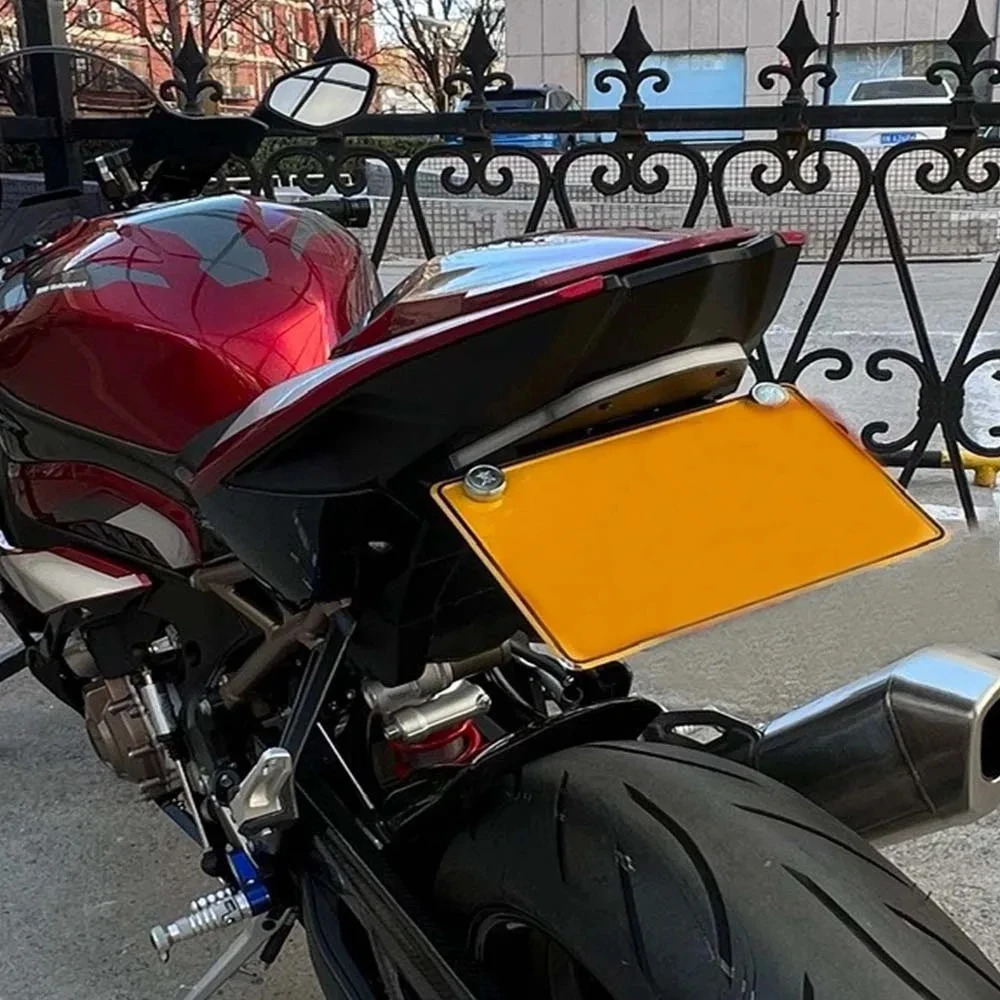 ل BMW S1000RR دراجة نارية اكسسوارات لوحة ترخيص حامل مصباح ليد الذيل مرتب الحاجز مزيل الذيل مرتب s 1000 rr 2023-2025 #2