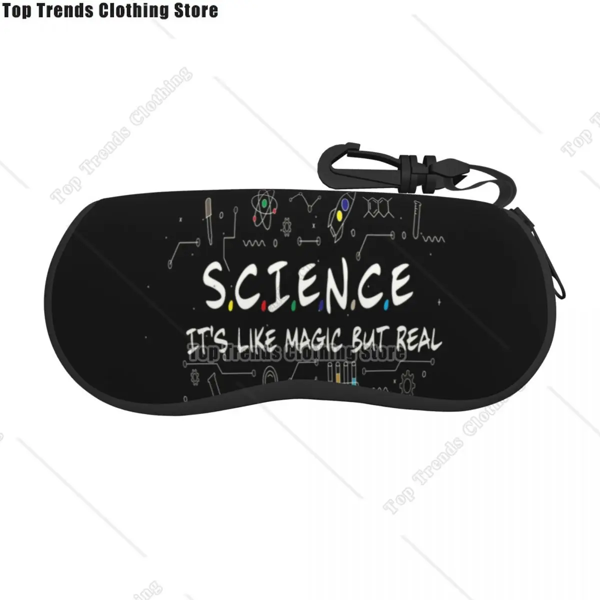 

Serotonin And Dopamine Biology Eyeglass Glasses Case Men Women Soft Science Chemistry Laboratory Sunglasses Protective Pouch