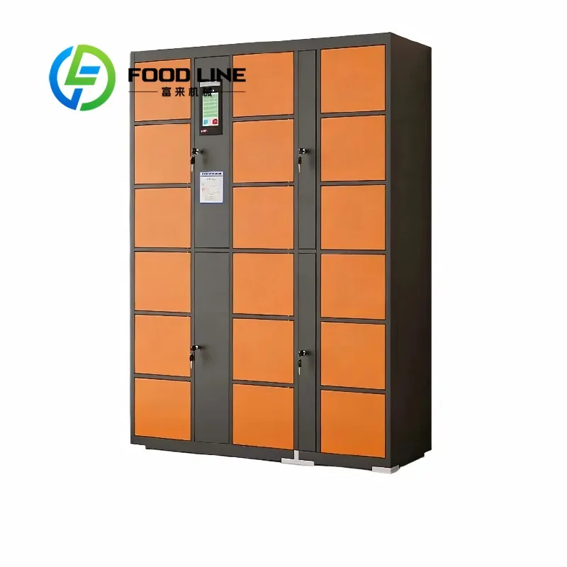 18 Door Intelligent Storage Cabinet Multifunctional Smart Lockers with Automatic Recognition and Automatic Locking/Unlocking