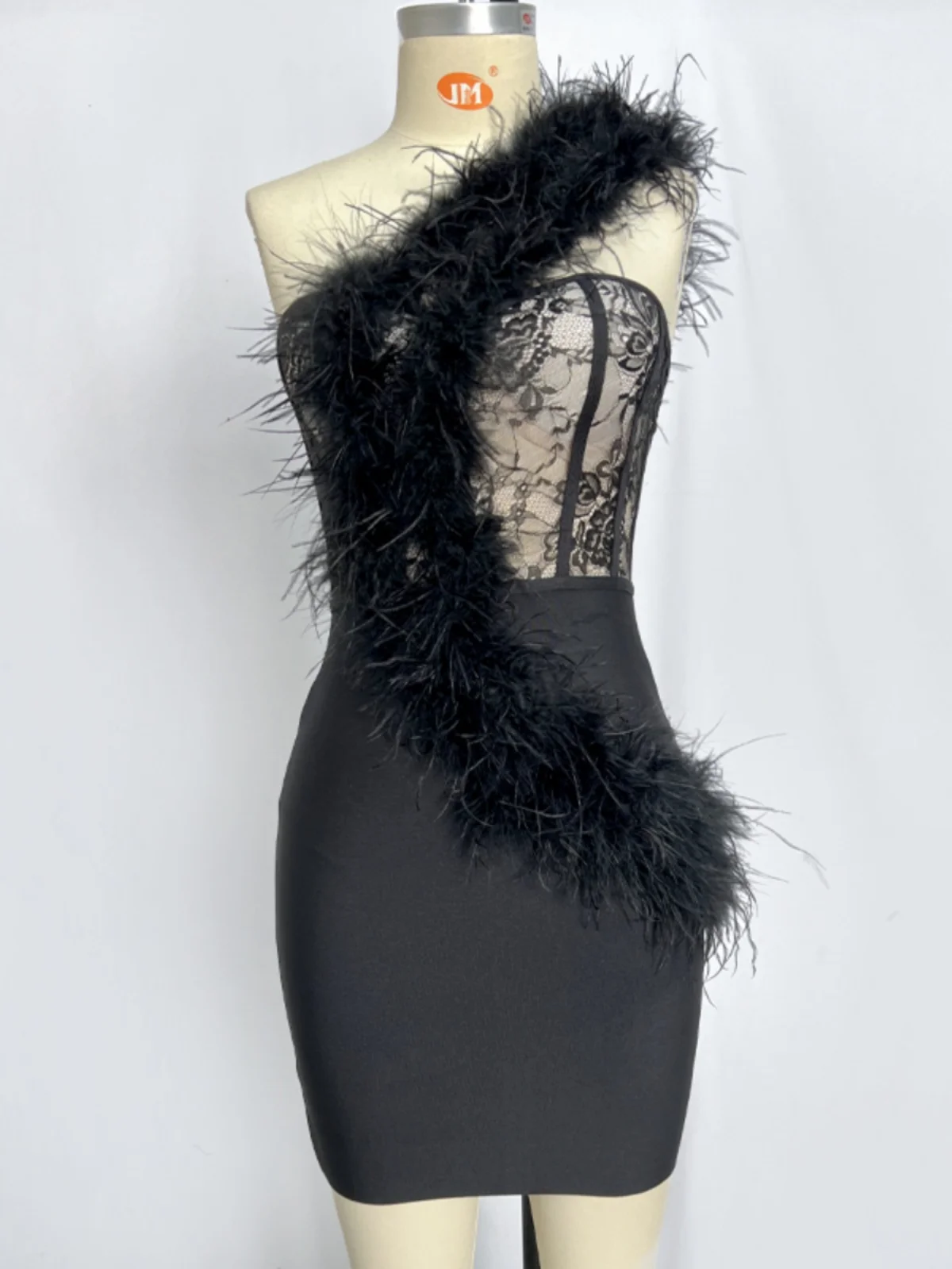 

Faionable Lace Wrap Dr Slim Fit Par Club Dr Elastic Waist Knitted Fabric ort Skirt Long Svel Women's Dr