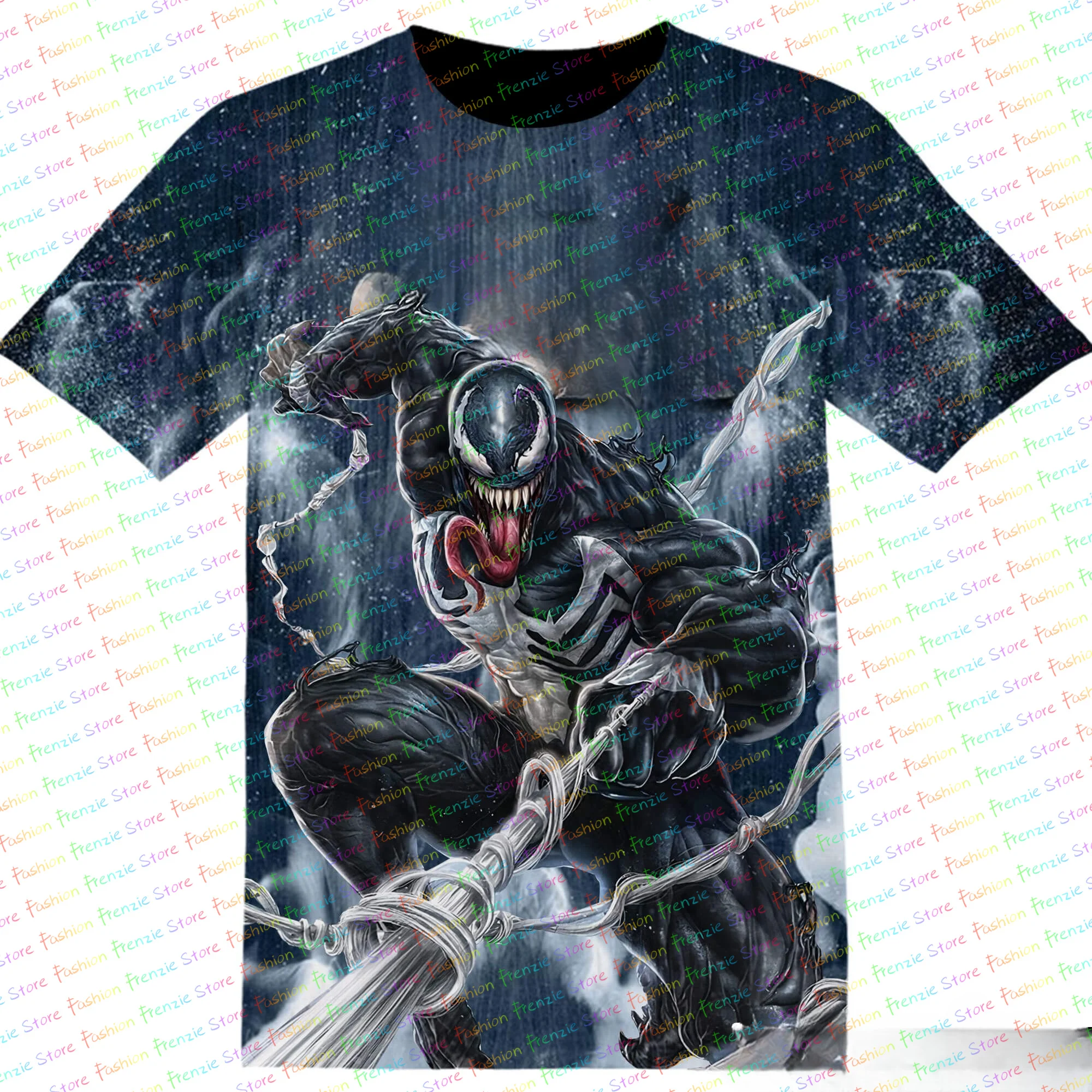 Newest Marvel Movie Venom Tshirts Kids Sports Tshirt Girl Boy Tshirts For Kids Birthday Gifts Adult's Kid's Fashion Family Tees