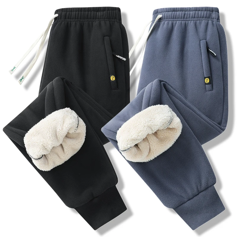 Pantalones de chándal gruesos para hombre, calzas deportivas informales de lana, Joggers de marca de moda, invierno, Otoño, 8XL