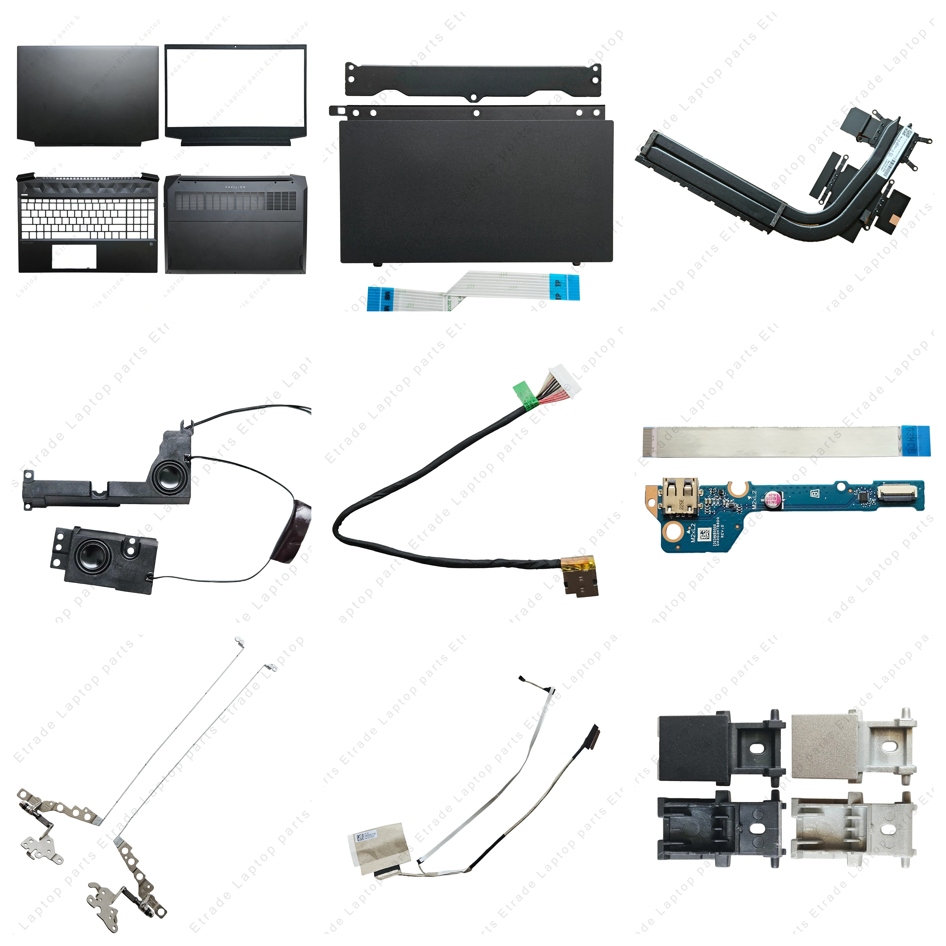New Original For HP Pavilion 15-EC TPN-Q229 Laptop LCD Back Cover/Lcd Bezel/Palmrest/Bottom Cover/Touchpad/Hinge/Keyboard/Parts