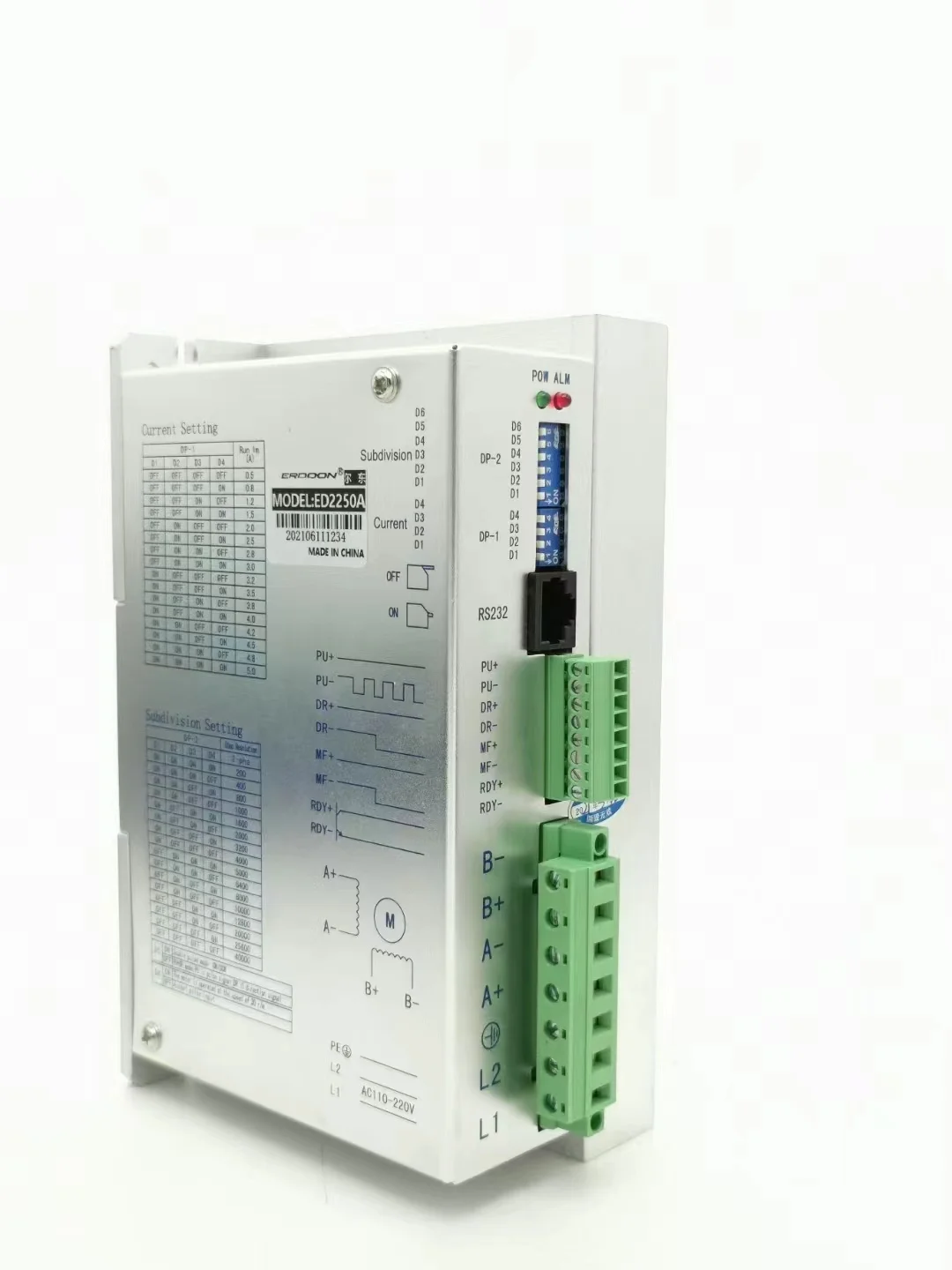 A Brand New Controller for STD2522M Two-phase AC Voltage Stepper Motor Driver