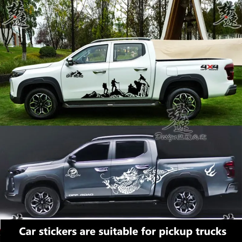 

Car sticker For Toyota Hilux Tundra Raptor F150 navara L200 pickup body decoration Custom car decal sticker accessories