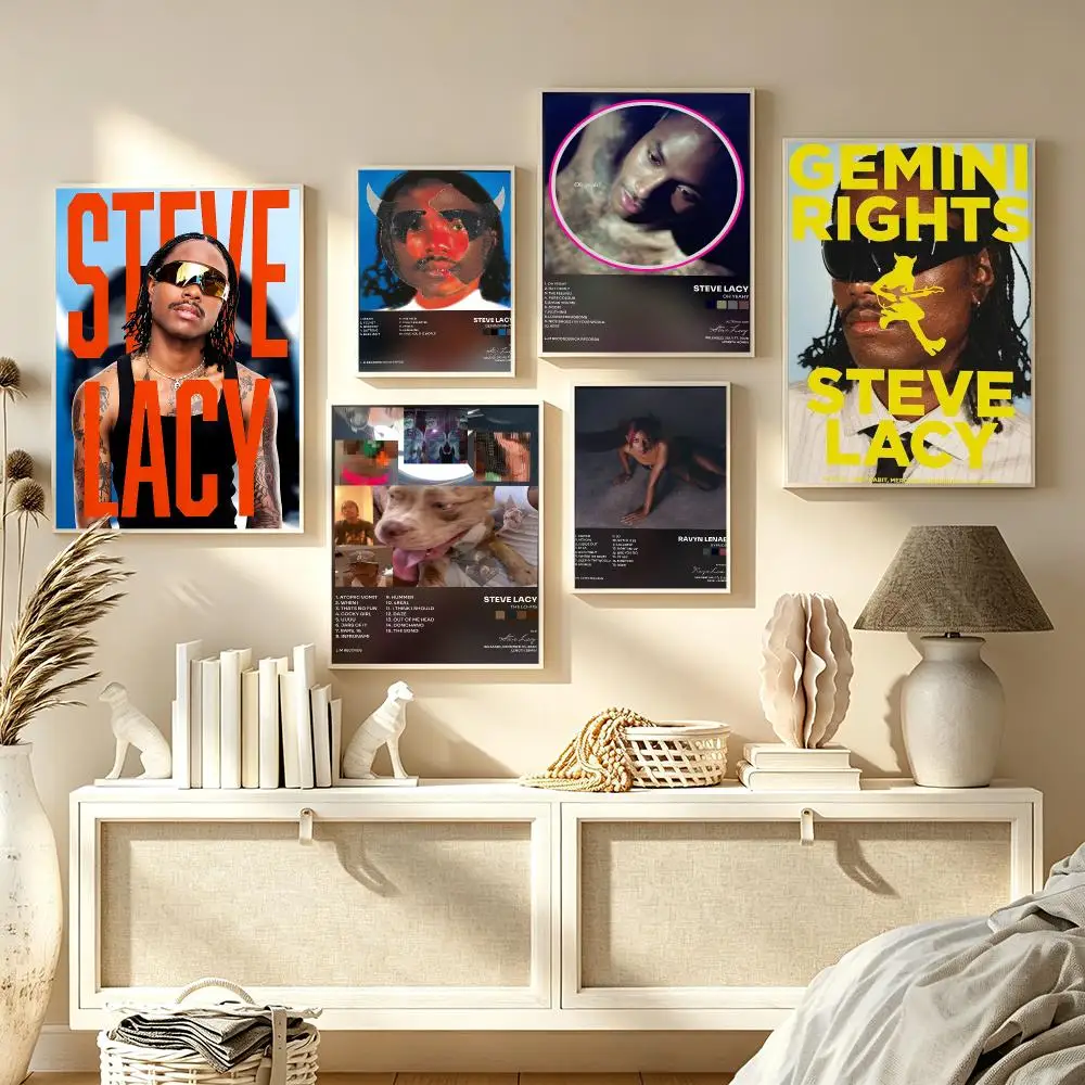 Singer S-Steve Lacy Poster Decorative Wall Art Print Poster Room Decoration Bedroom Home Office Gift Idea