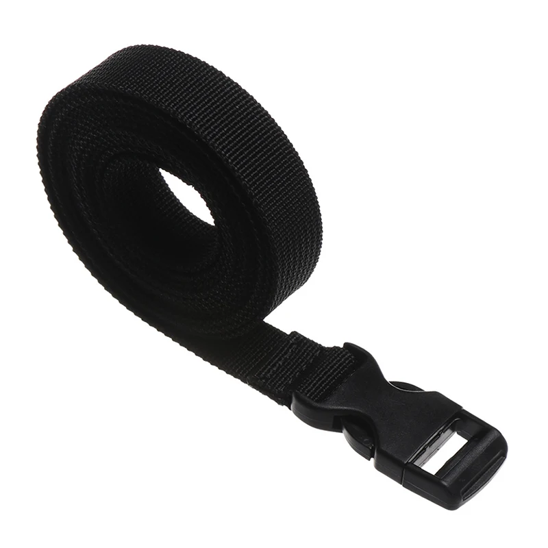 Black Durable Nylon 0.5~3M Travel Tied Cargo Tie Down Luggage Lash Belt Strap With Cam Buckle Travel Kits Outdoor Camping Tool