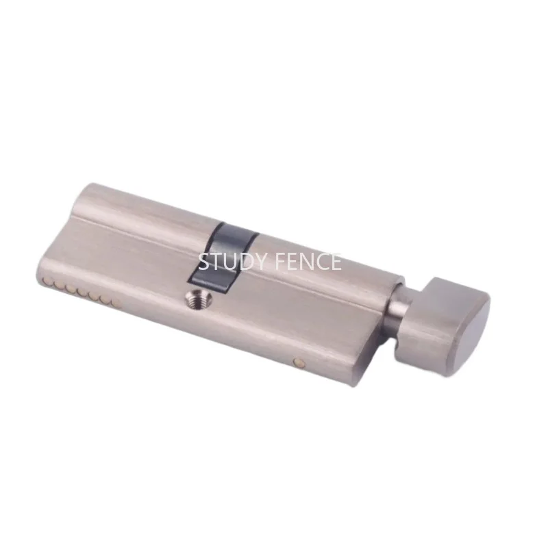 Picture 6: 1pc Metal Door Lock Core Single-sided Lock Cylinder Universal Lock Cylinder with A Key 50-120mm Household Hardware Accessories