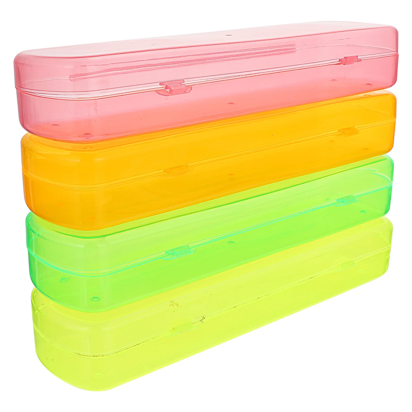 4pcs Toothbrush Box Travel Toothbrush Case Portable Business Organizer Storage Container For Camping Care