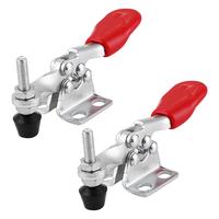 2pcs Horizontal Toggle Clamp Quick-Release Toggle Clamps Set 27KG Vertical Toggle Clamp Hand Clip Tool