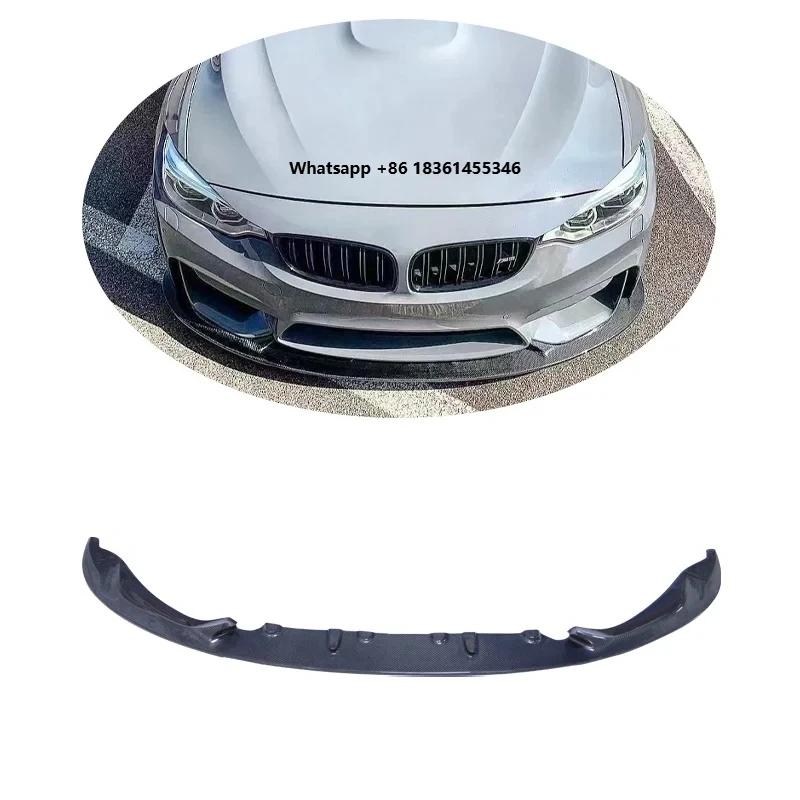 

For F80 M3/F82 F83 M4 3D Style Carbon Fiber Front Lip Front Bumper