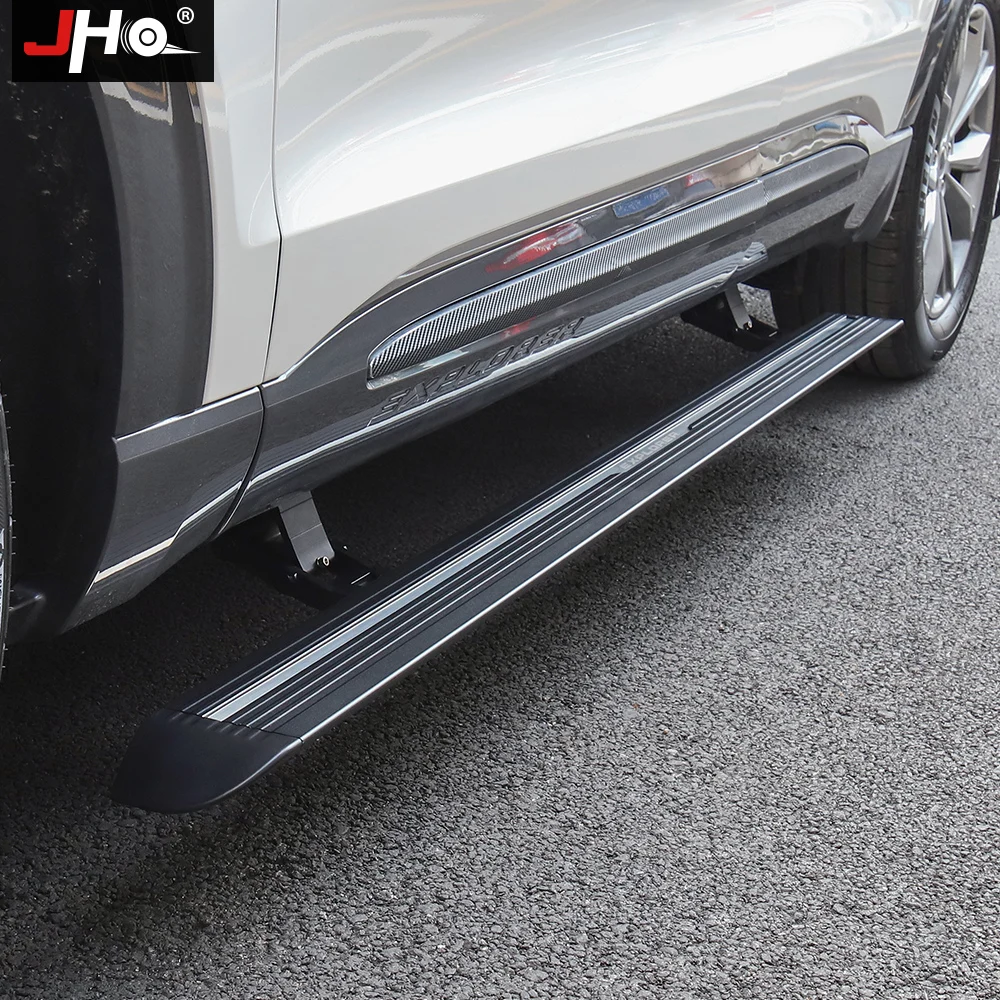 JHO Electric Motor Pedal Running Board Side Step Bar Nerf For Ford Explorer 2020 2021 ST Limited Platinum Car Accessories