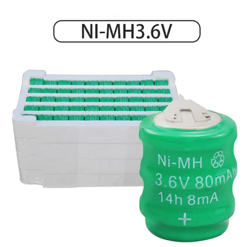 3.6V 80Mah Button-T…