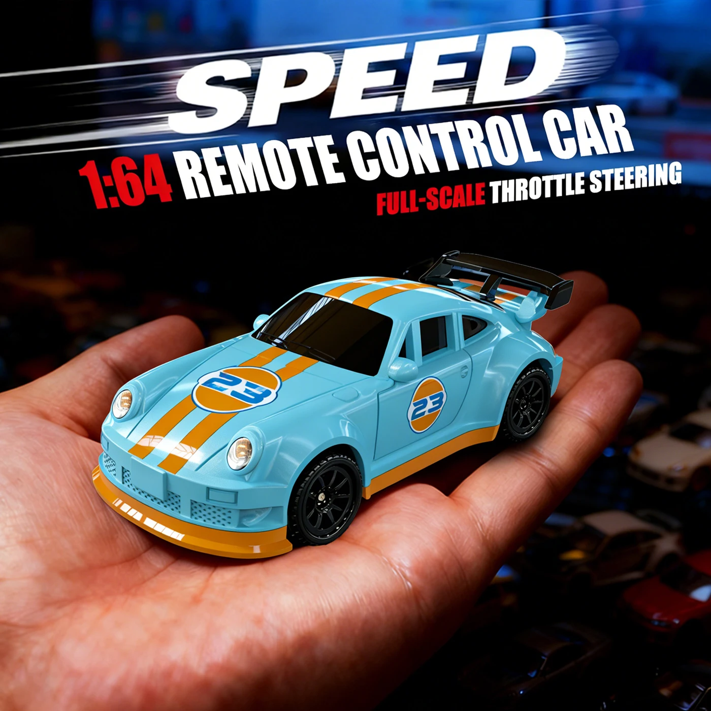 

Mini Desktop RC High Speed Drift Remote Control Car Model 1/64 2.4G 4WD Vehicle Racing Model Electric Toys for Boy Kids Gifts