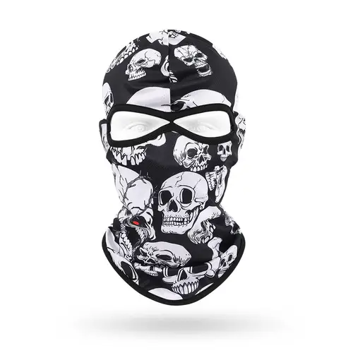 2 Holes Skull Balaclava Outdoor Motorcycle Riding Face Mask Windproof Caps Rider Head Cover Ski Masks MTB Bicycle Headgear - Image 31