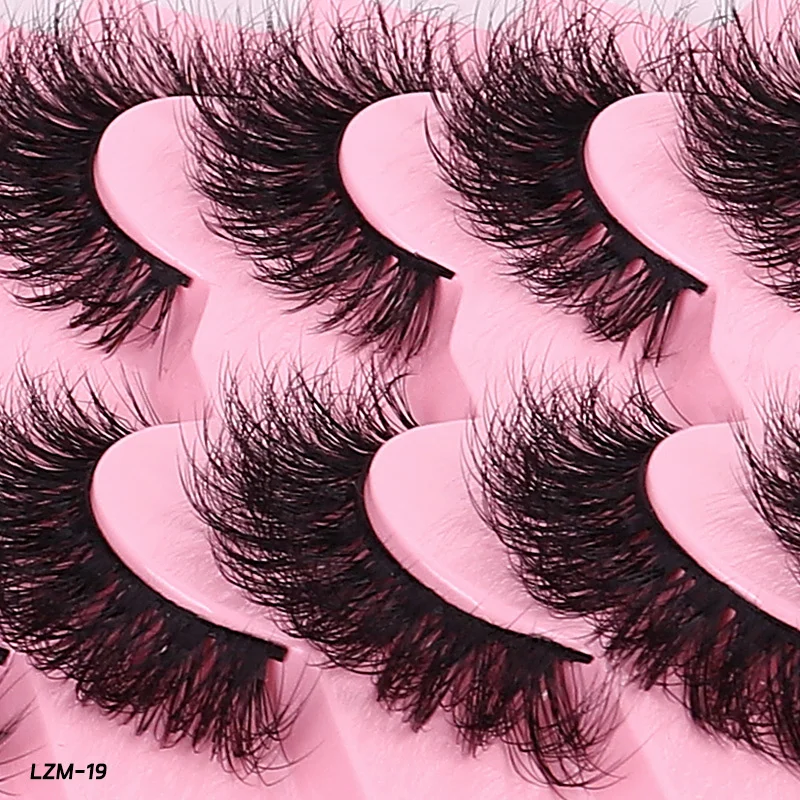 自然なふわふわシミュレーション 軽くて快適な揚げ髪のような 7ペア 国内製 3D立体まつげ