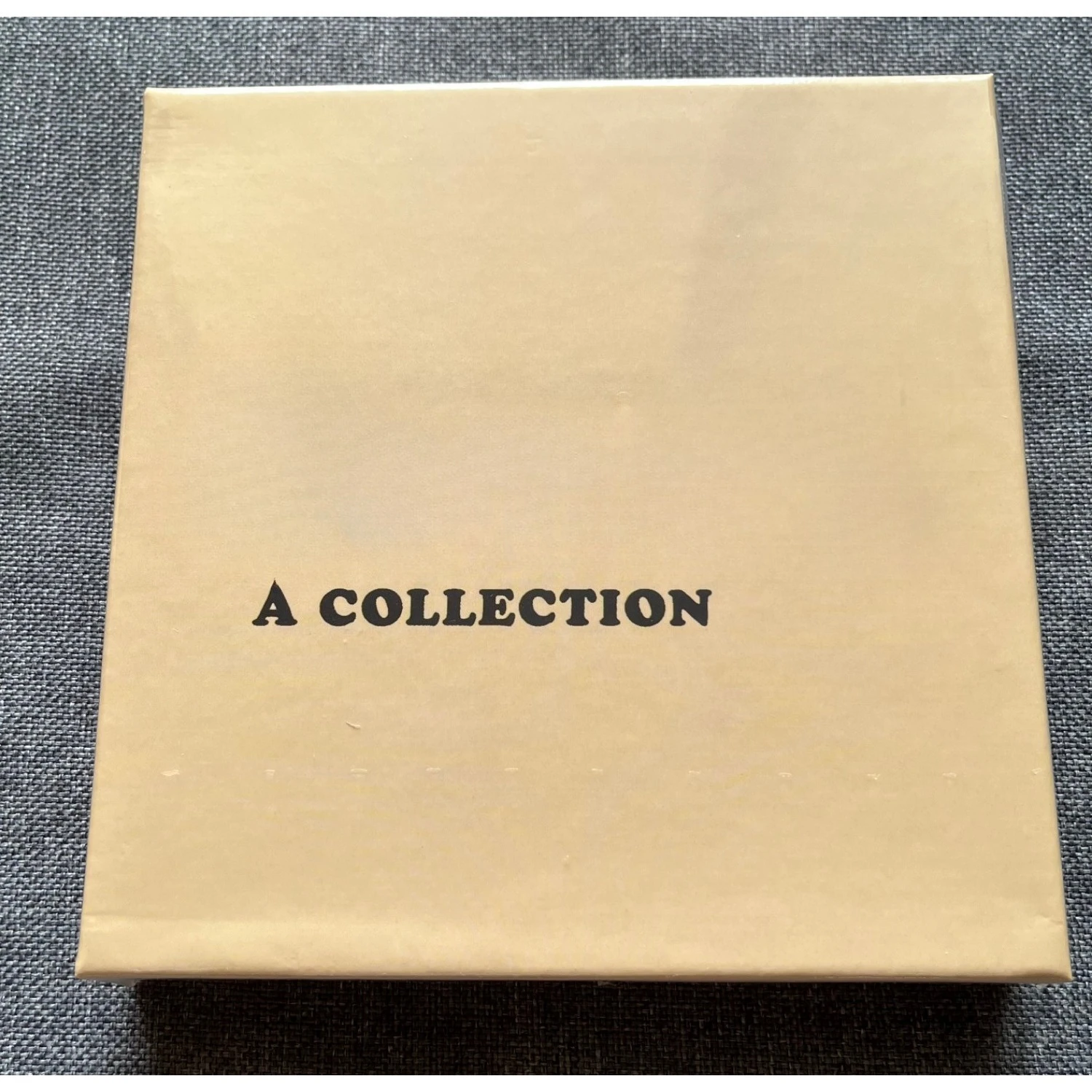 Psychedelic Rock Compilation 6CD Beige Base Retro Geometric Font Minimal Cover Collectible Classic Garage Rock Audio Disc