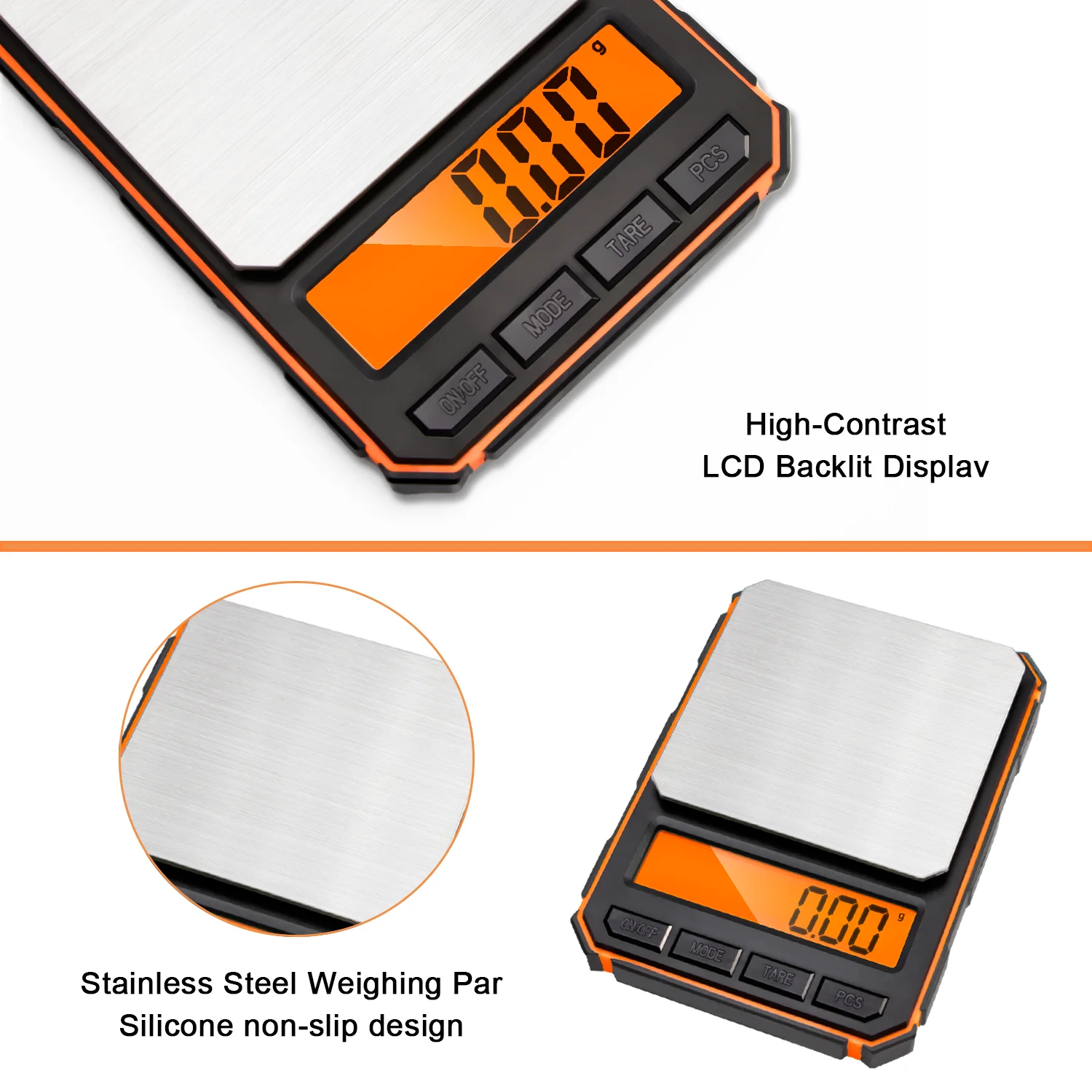 Kitchen Mini Scales 500g/0.01g High Precision Digital Display Electric Scale For Jewelry Balance Kitchen Food Weighing